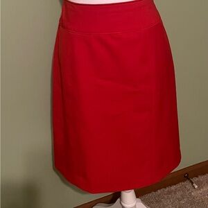 Worthington Classic Orange A-Line Skirt - Size 12